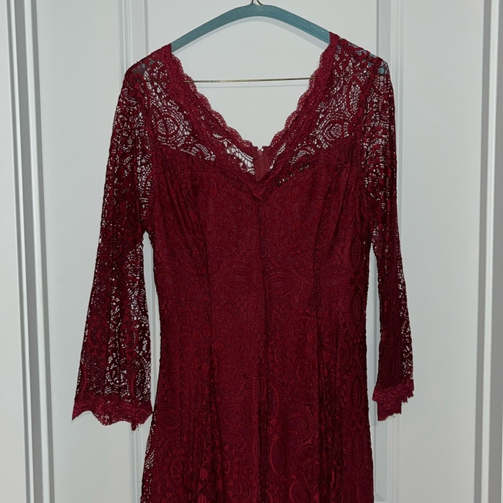 Maroon dress